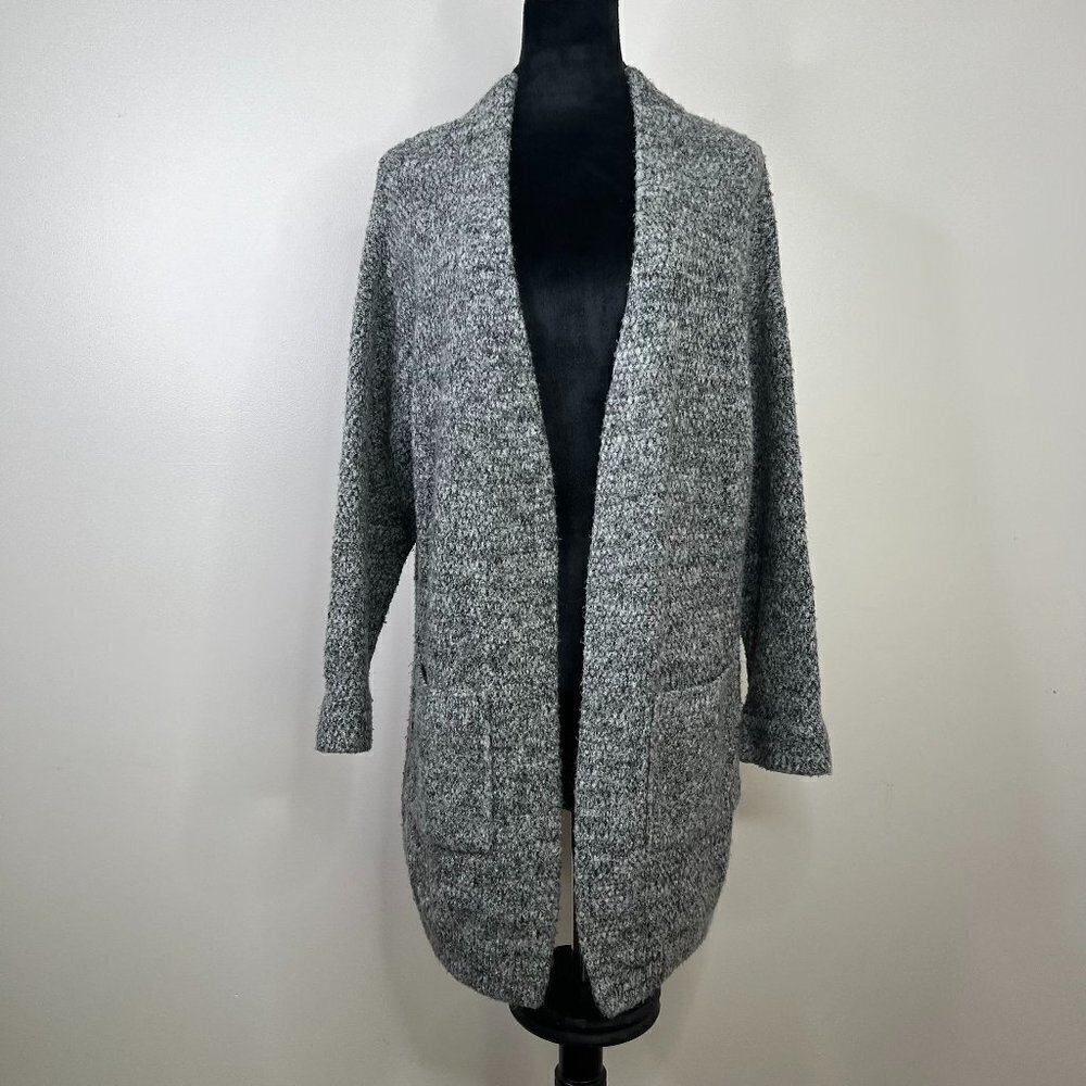 ASTR The Label Wool Blend Longline Open Front Cardigan